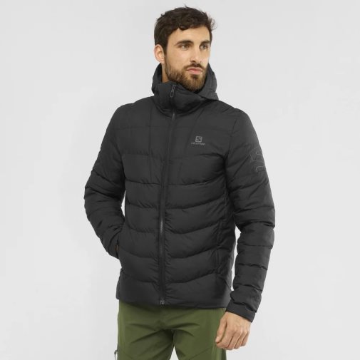 Salomon Essential Xwarm Men's Insulated Jackets Black | CA 19I84